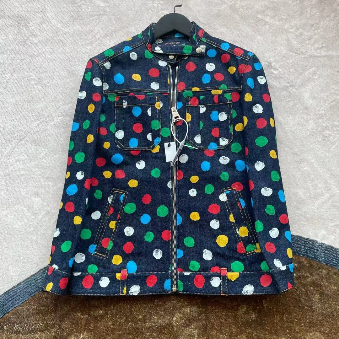 95新 LouisVuitton/路易威登 【毛毛专属】波点牛仔外套/dd43