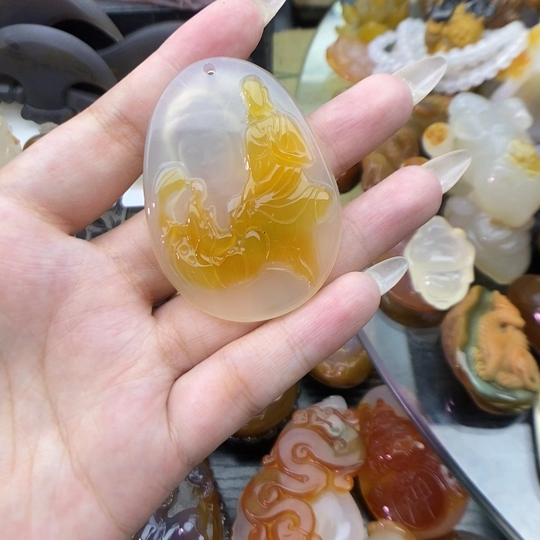 玛瑙/玉髓未镶嵌颈饰