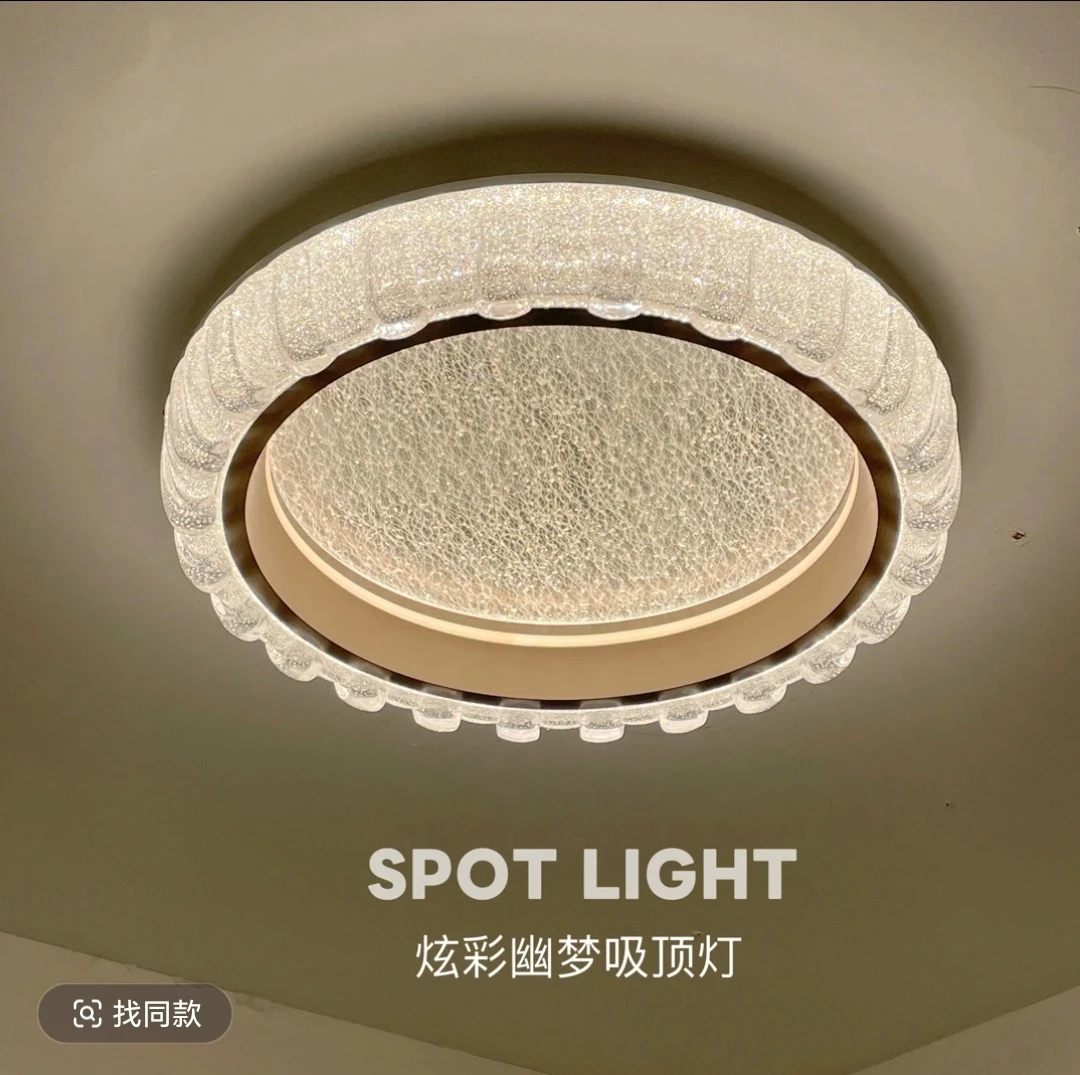 【中山慧亮】新款极简轻奢别墅专用卧室吸顶天鹅湖吸顶灯中山灯具