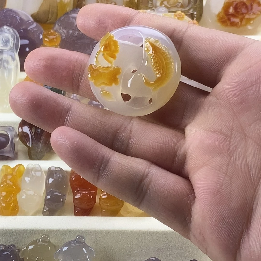 玛瑙/玉髓未镶嵌颈饰