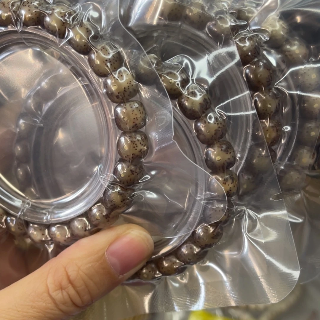 吊坠星月菩提顶级黑冰9