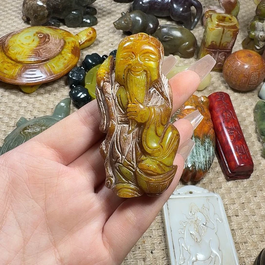 白玉菩提吊坠挂件