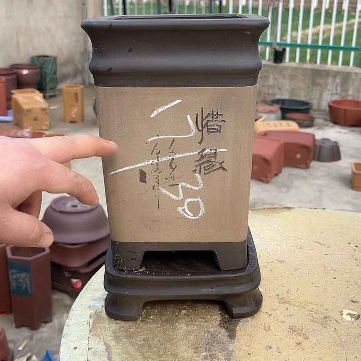 紫砂花盆紫砂等传统