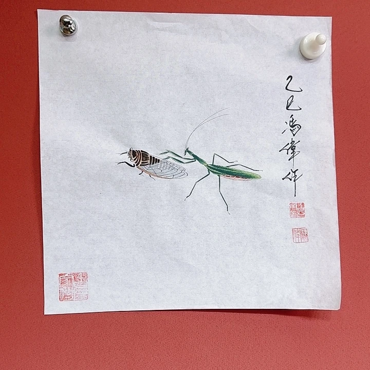 国画冯伟老师手绘作品