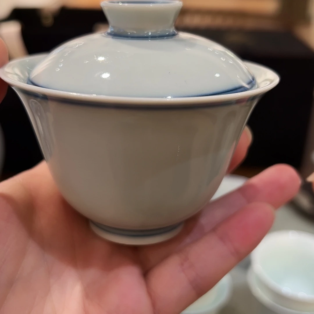 钟家窑柴窑盖碗盖碗