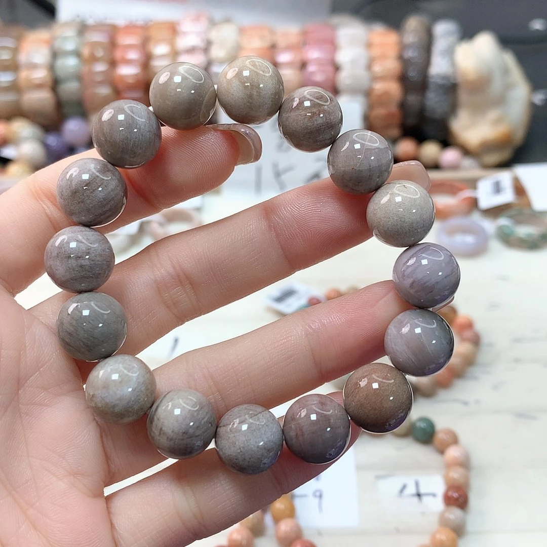 硅化珊瑚（珊瑚玉）手链未镶嵌梦*儿098