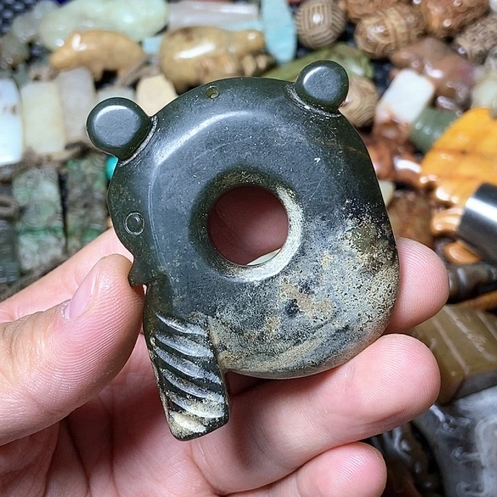 和田玉未镶嵌颈饰74