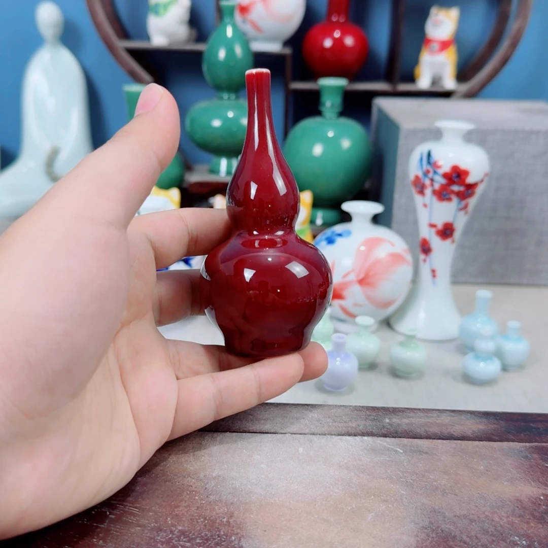 陶瓷手工小花器摆件