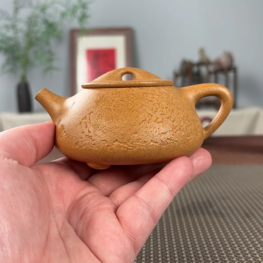 紫砂茶壶黄龙山原矿紫砂壶