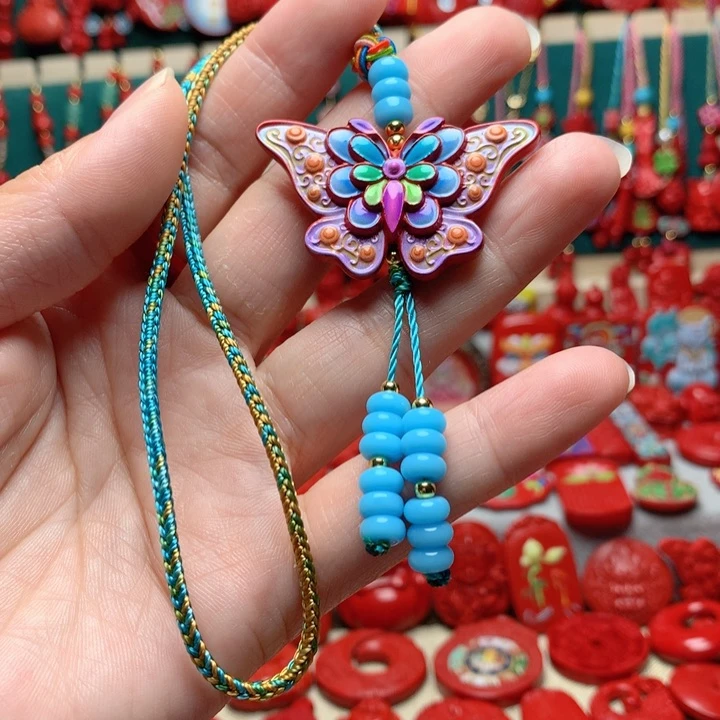 含辰砂工艺品包包挂