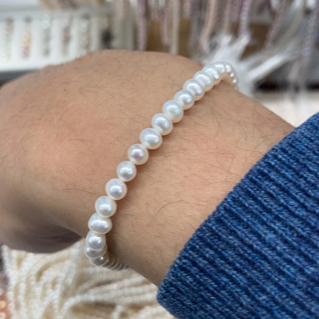 淡水珍珠手绳未镶嵌手链