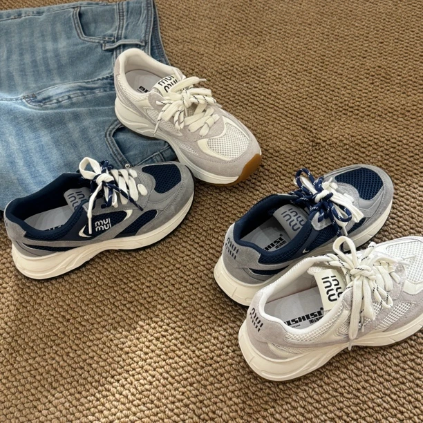 【觅而】老爹鞋女鞋厚底鞋子韩版休闲鞋220-1637
