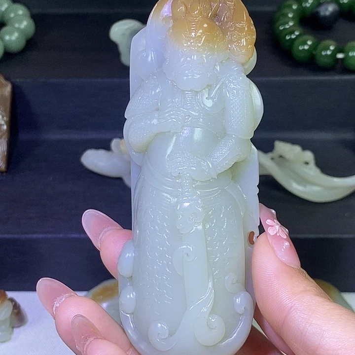 和田玉未镶嵌摆件