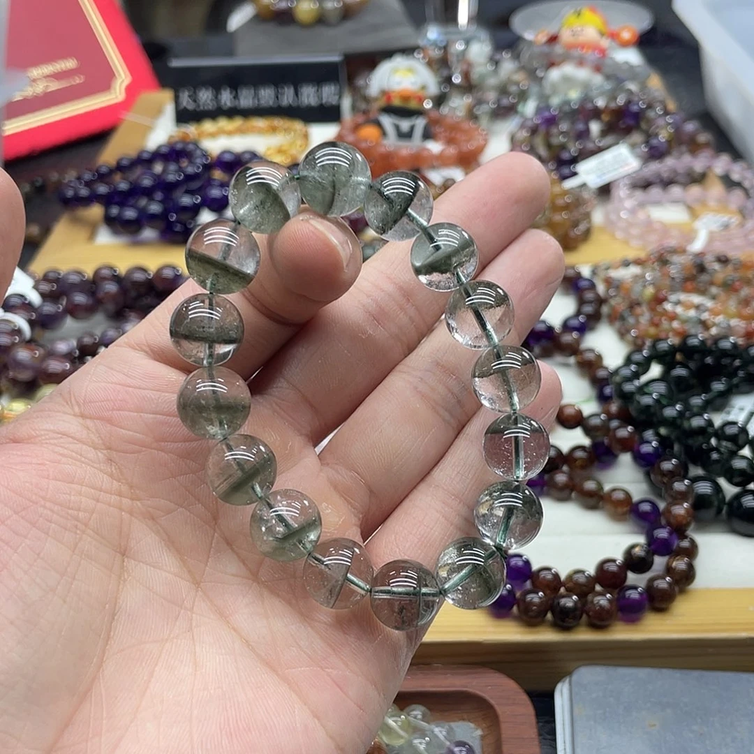 水晶未镶嵌手串天然