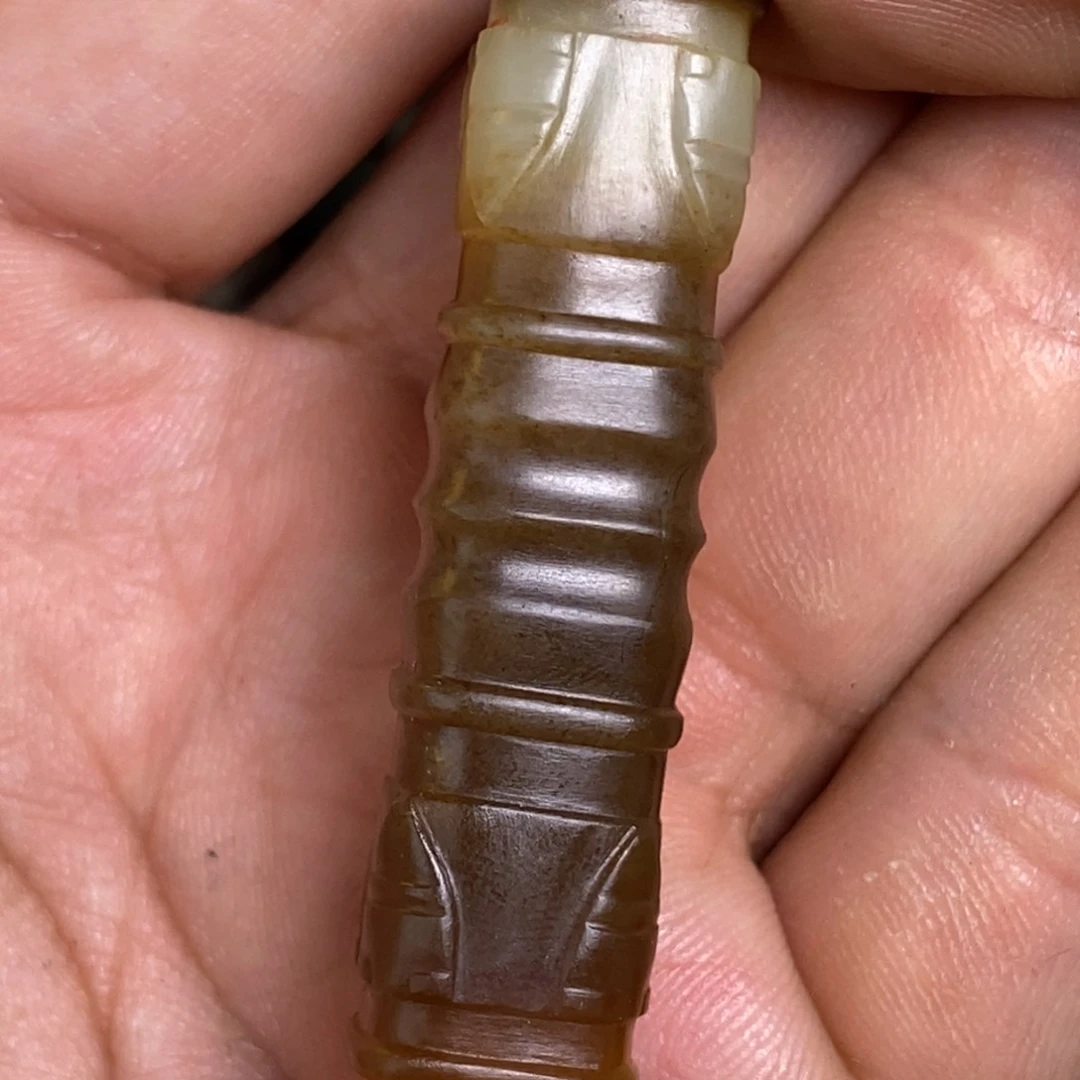 和田玉未镶嵌颈饰哼*