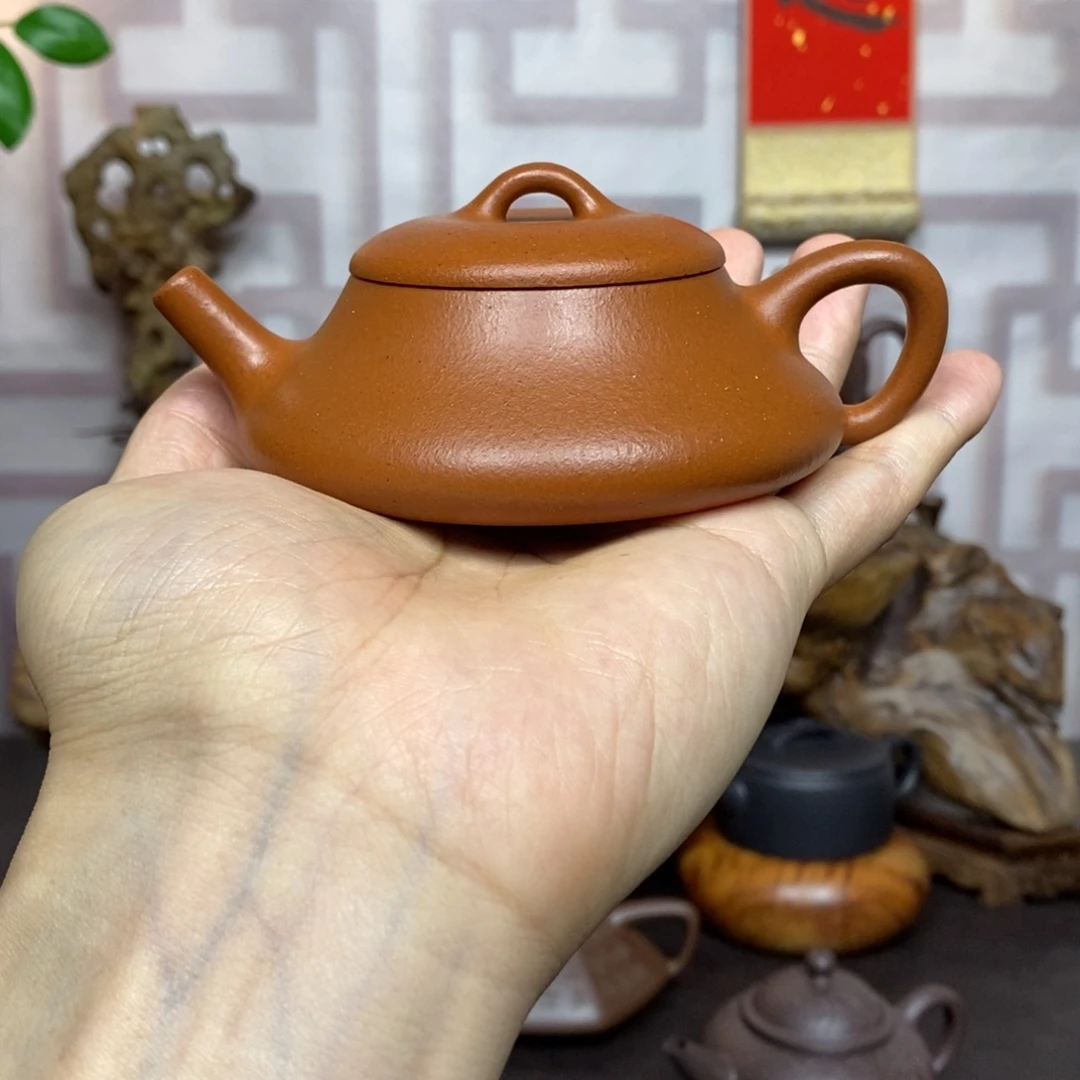 茶壶紫砂紫砂茶具降坡泥隐瓢