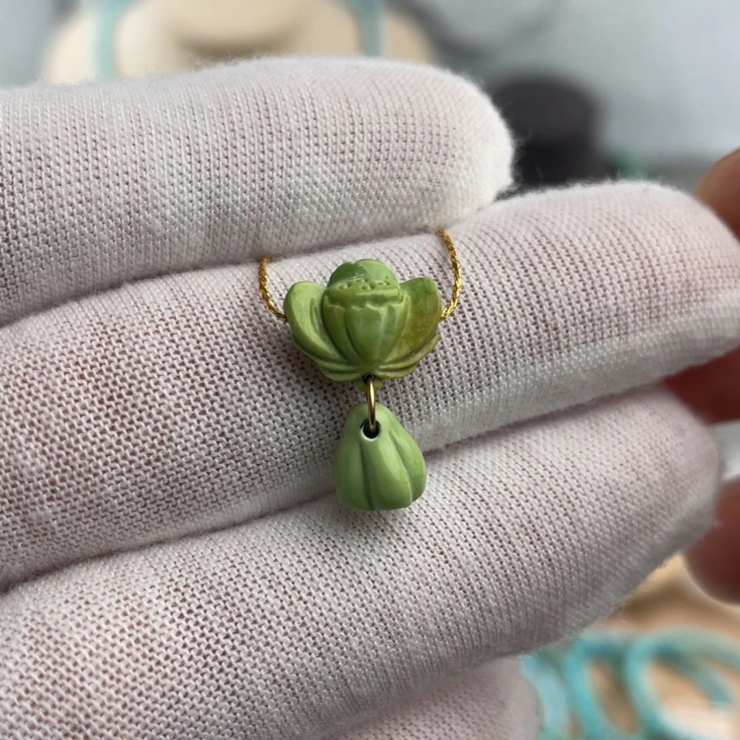 绿松石手链未镶嵌莲花