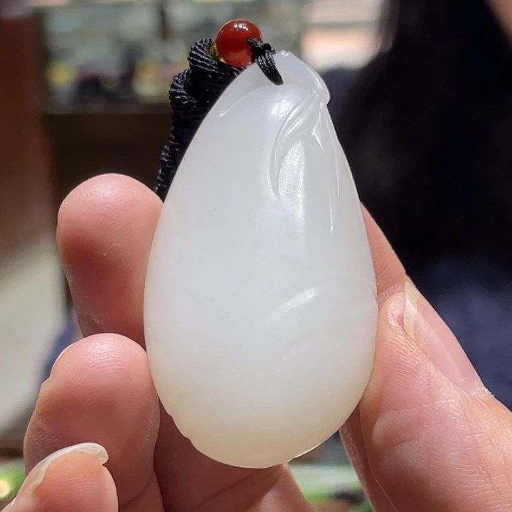 和田玉未镶嵌吊坠(不含链)