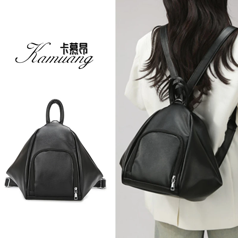 【一包多背】2025新款背包女包百搭时尚简约大容量单肩包斜跨饺子包