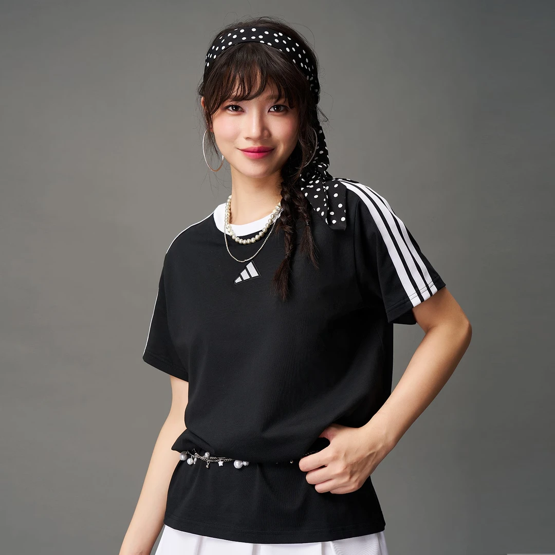 adidas/阿迪达斯S BF TEE 纯棉运动休闲短袖T恤 KC5439