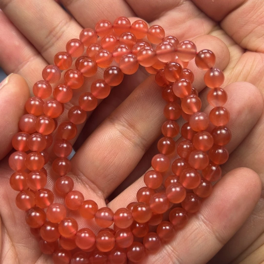 南红玛瑙手串未镶嵌