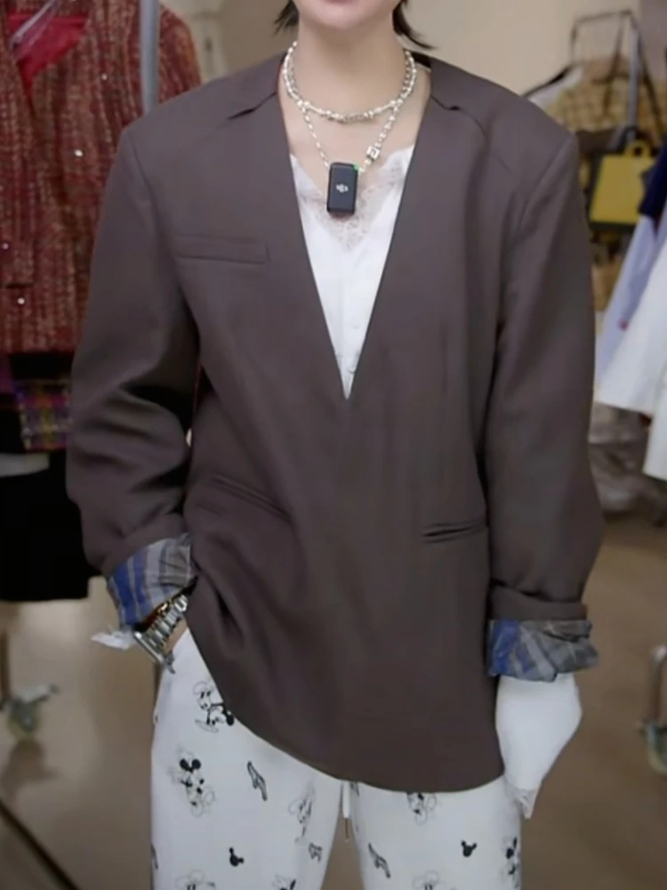 【济州岛】N99 中长款西装外套