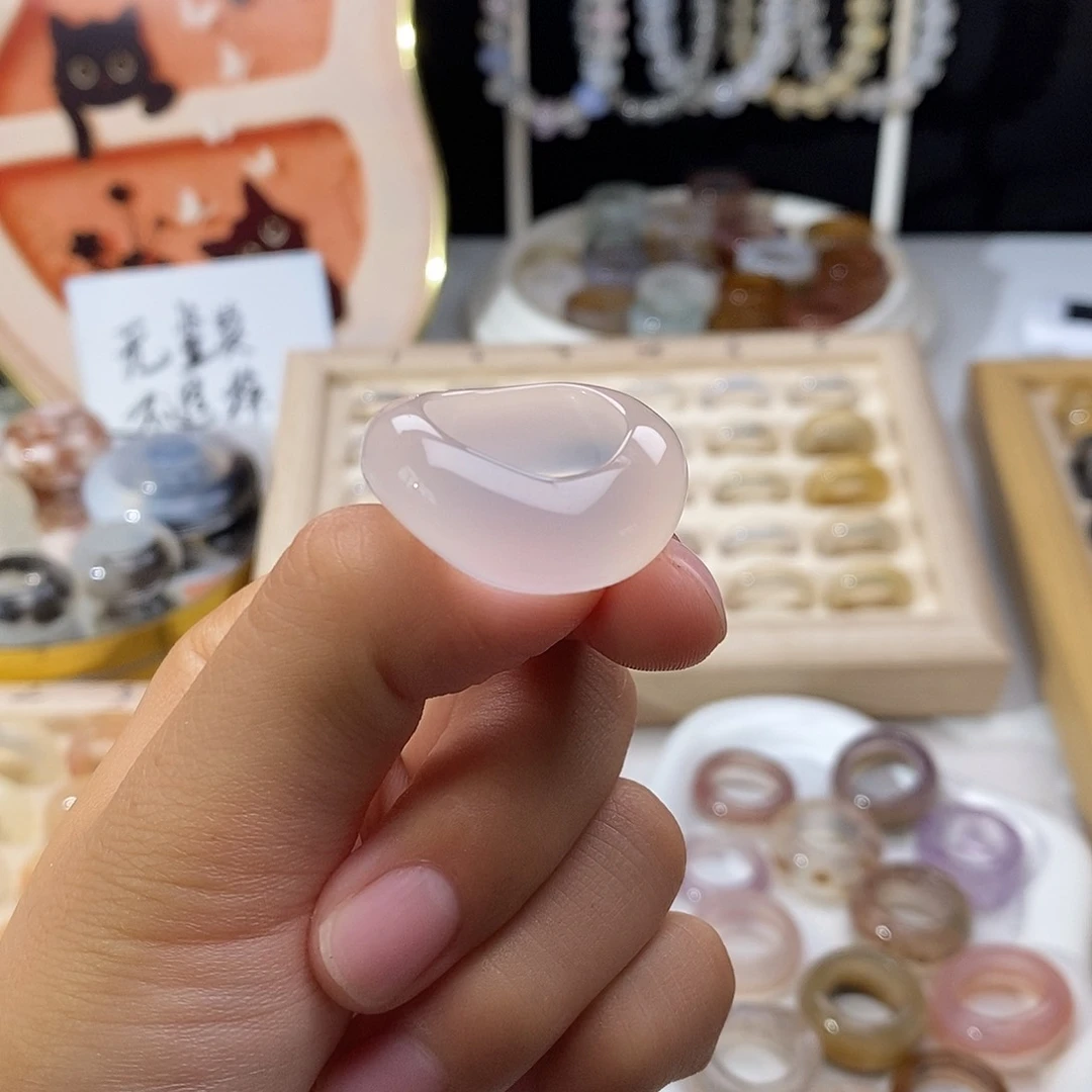 玛瑙/玉髓戒指合金
