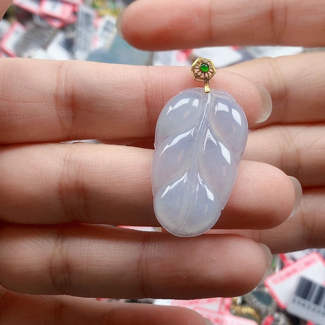 翡翠18K金镶嵌戒指