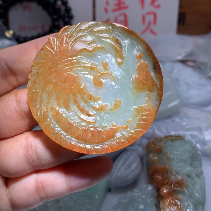 翡翠未镶嵌项链保真天然A货缅甸翡翠