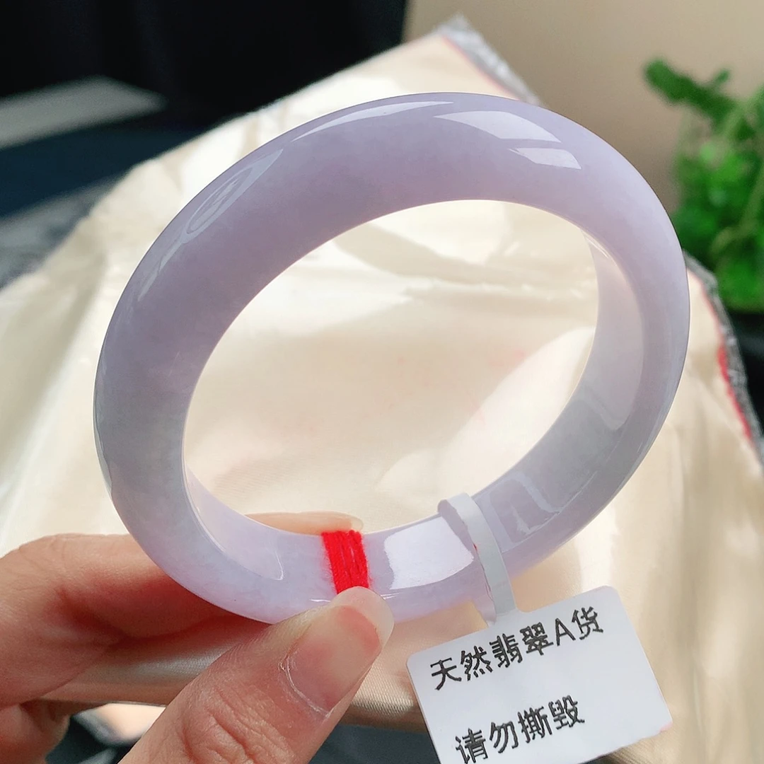 翡翠手镯未镶嵌天然翡翠手镯57