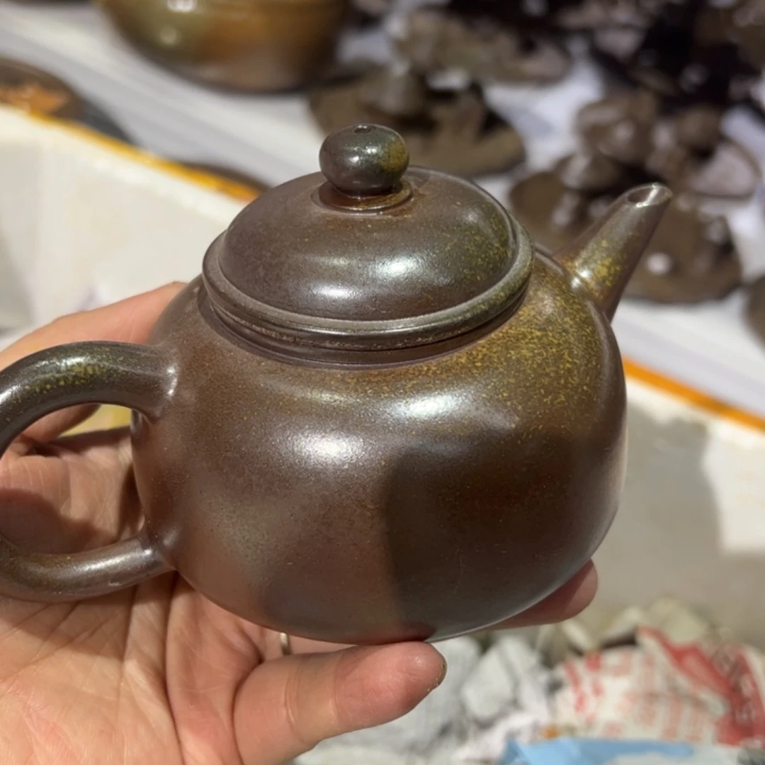 贵台龙窑柴烧茶壶129