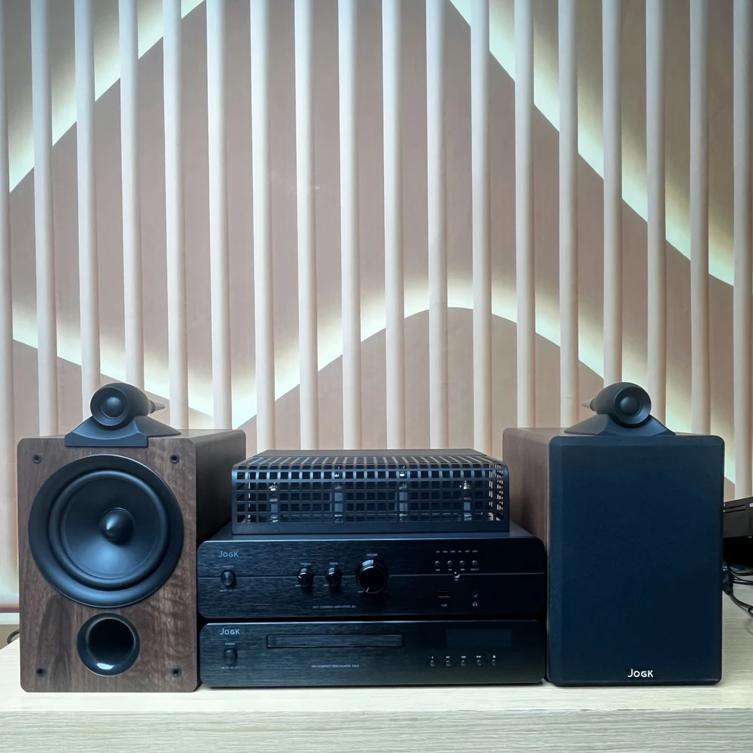 JOGK 纯CD机播放器 发烧胆机功放机 hifi音响组合套装鹦鹉螺音响