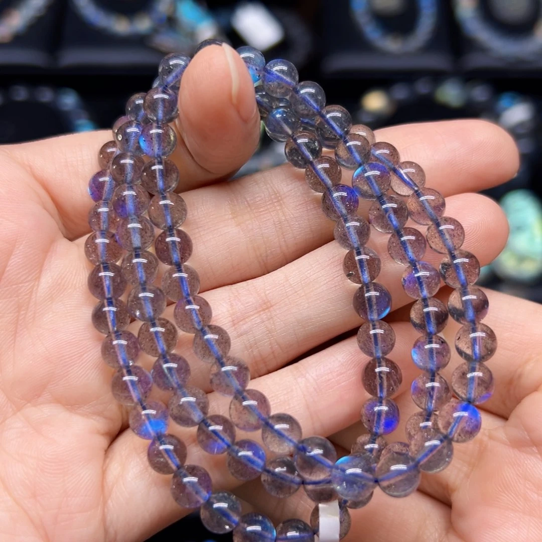 未镶嵌手链长石6.3左右