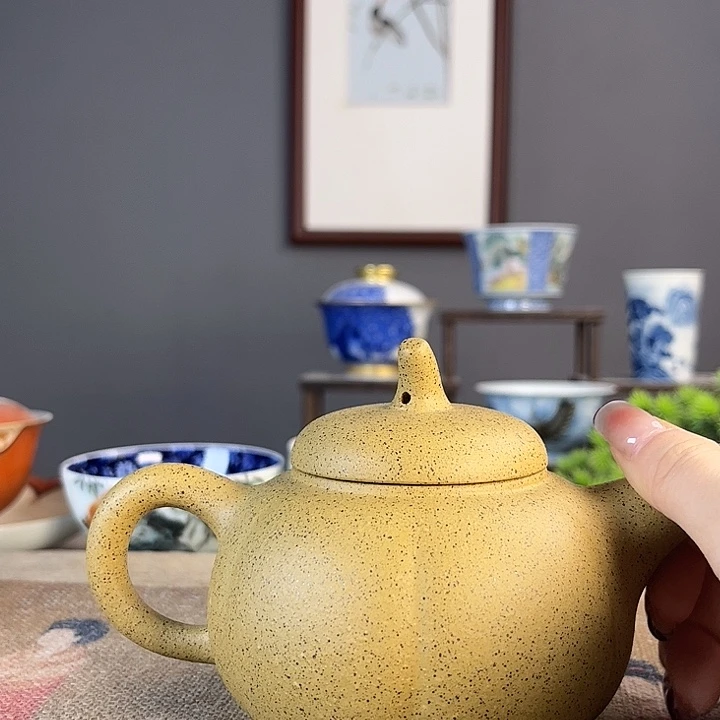 摆件景德柴烧茶杯多人