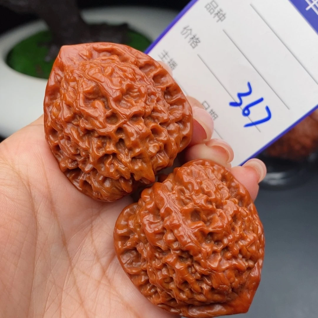 文玩核桃把件41官帽367