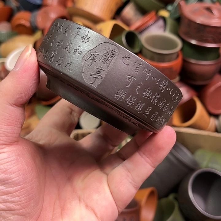 紫砂茶杯全手工紫砂主人杯