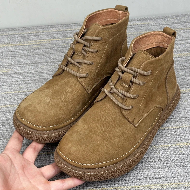 DMXUXM巴黎『设计风』新品好物~力荐！新款软底复古休闲耐磨马丁靴男