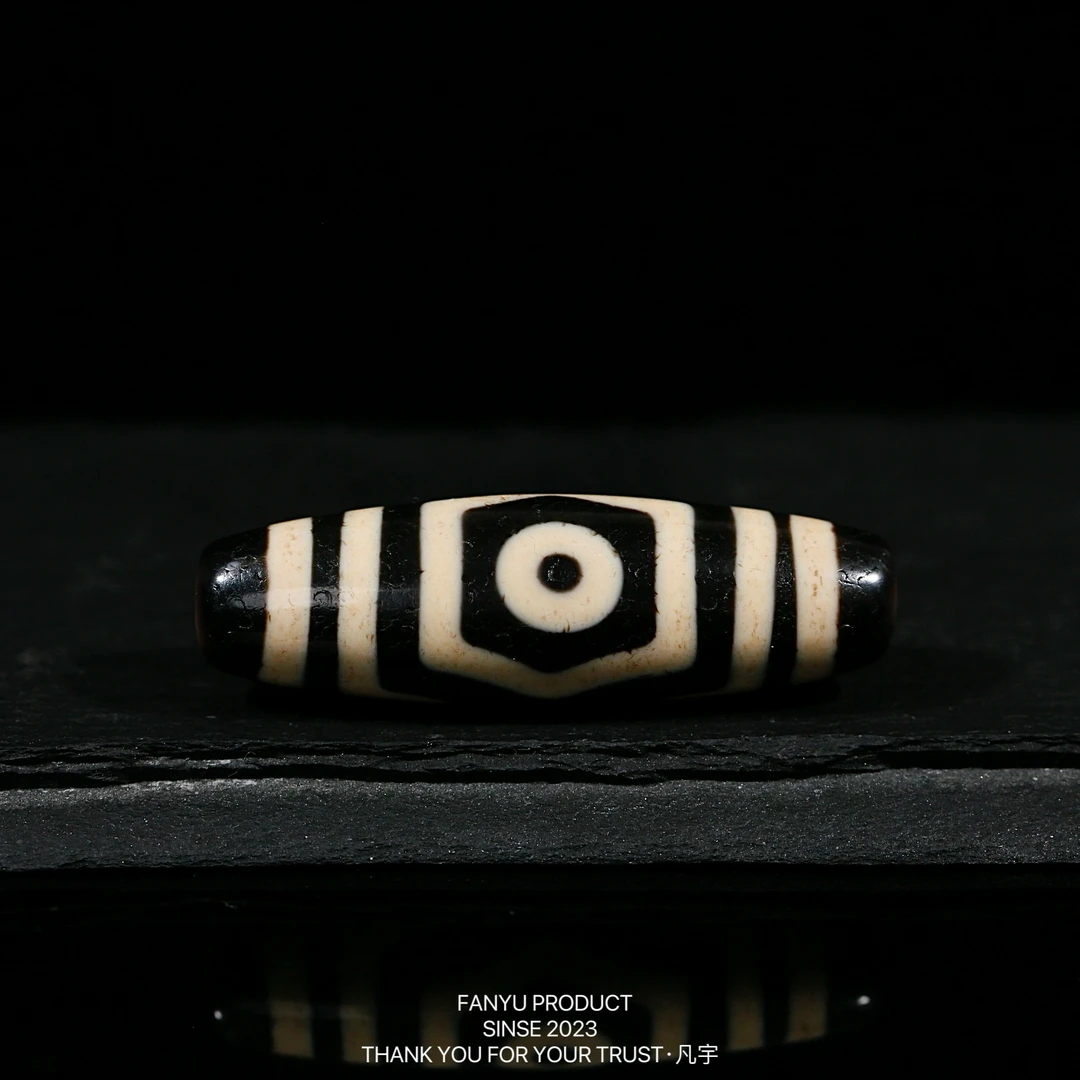 凡宇出品·台珠聚缘博古满砂宝盖三眼天珠锁骨链时尚百搭男女同款