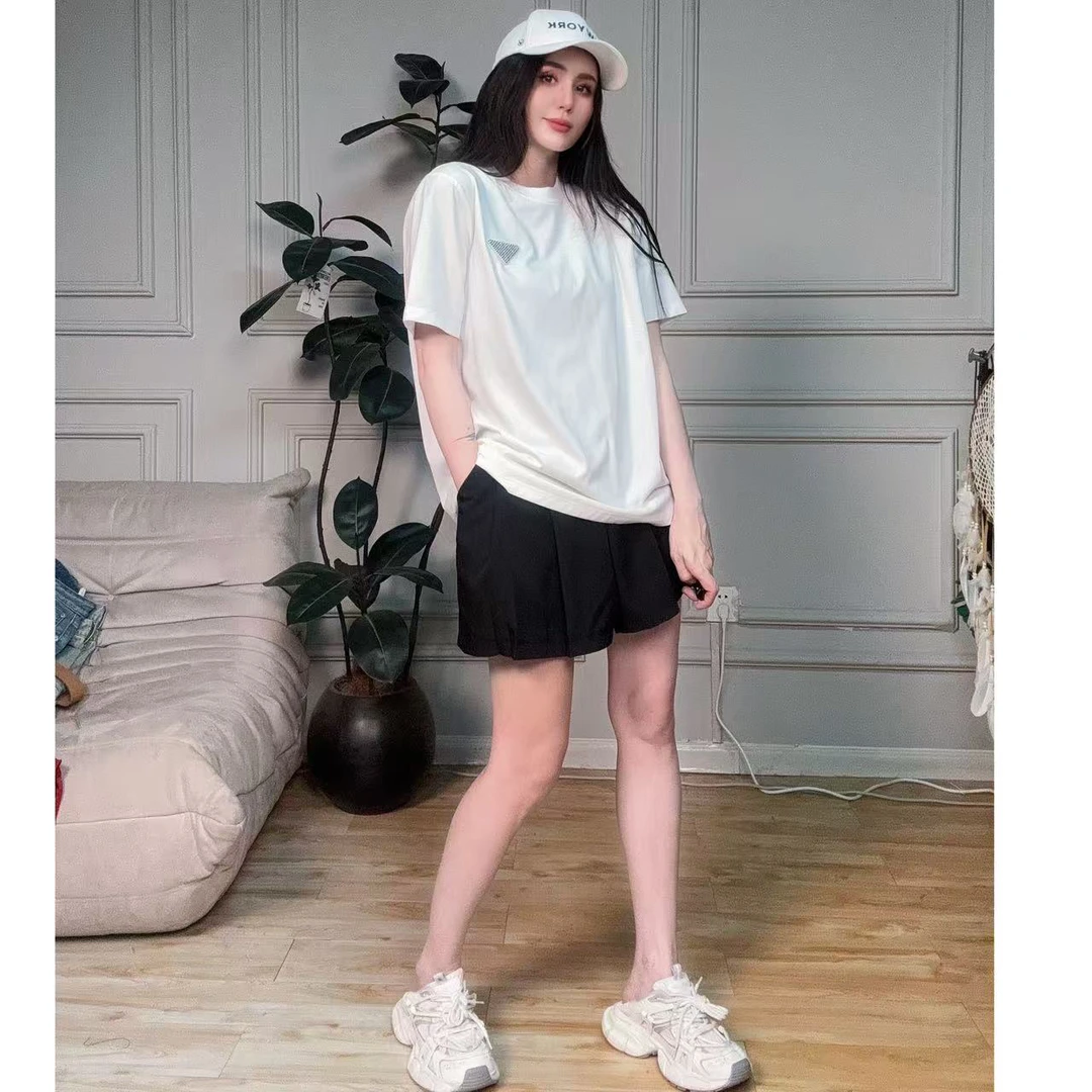 【买手店】极简亮钻三角T恤