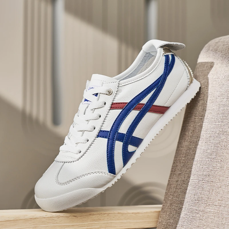 2025冢虎真皮透气时尚经典潮流低帮情侣阿甘鞋百搭情侣款夏季