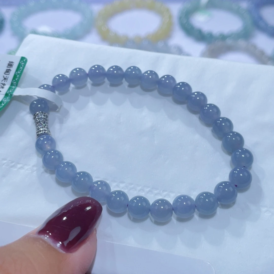 未镶嵌手链翡翠福利蓝紫不退换