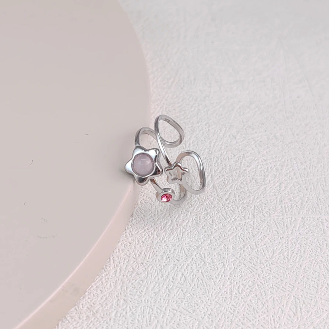 XUPING/旭平首饰 合金琉璃戒指 新年气质时尚戒 GDY T001060875