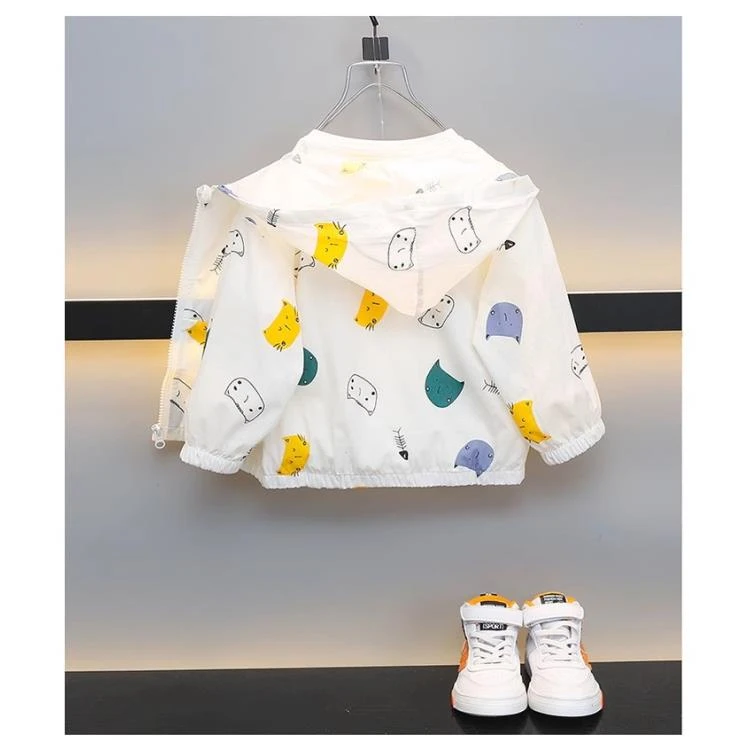 儿童超薄上衣男女童全棉空调外套宝宝透气家居服2025新款夏季开衫