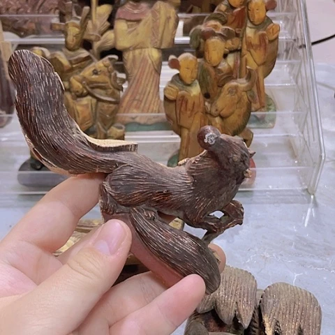 香榧木毕**刀一个孤品木雕20