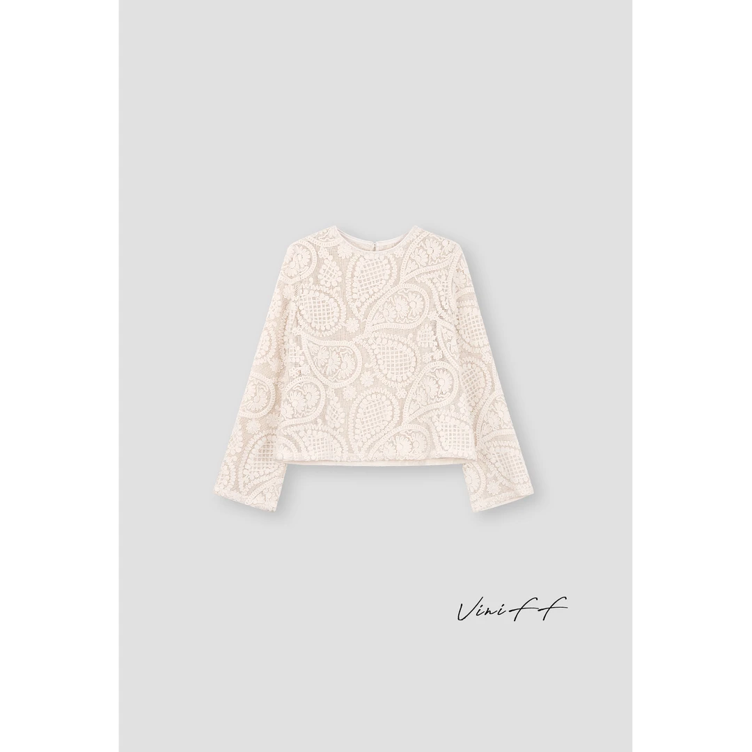 ViniFF薇妮｜2025S/S 早春新款 长袖圆领打底衫WA5CX008