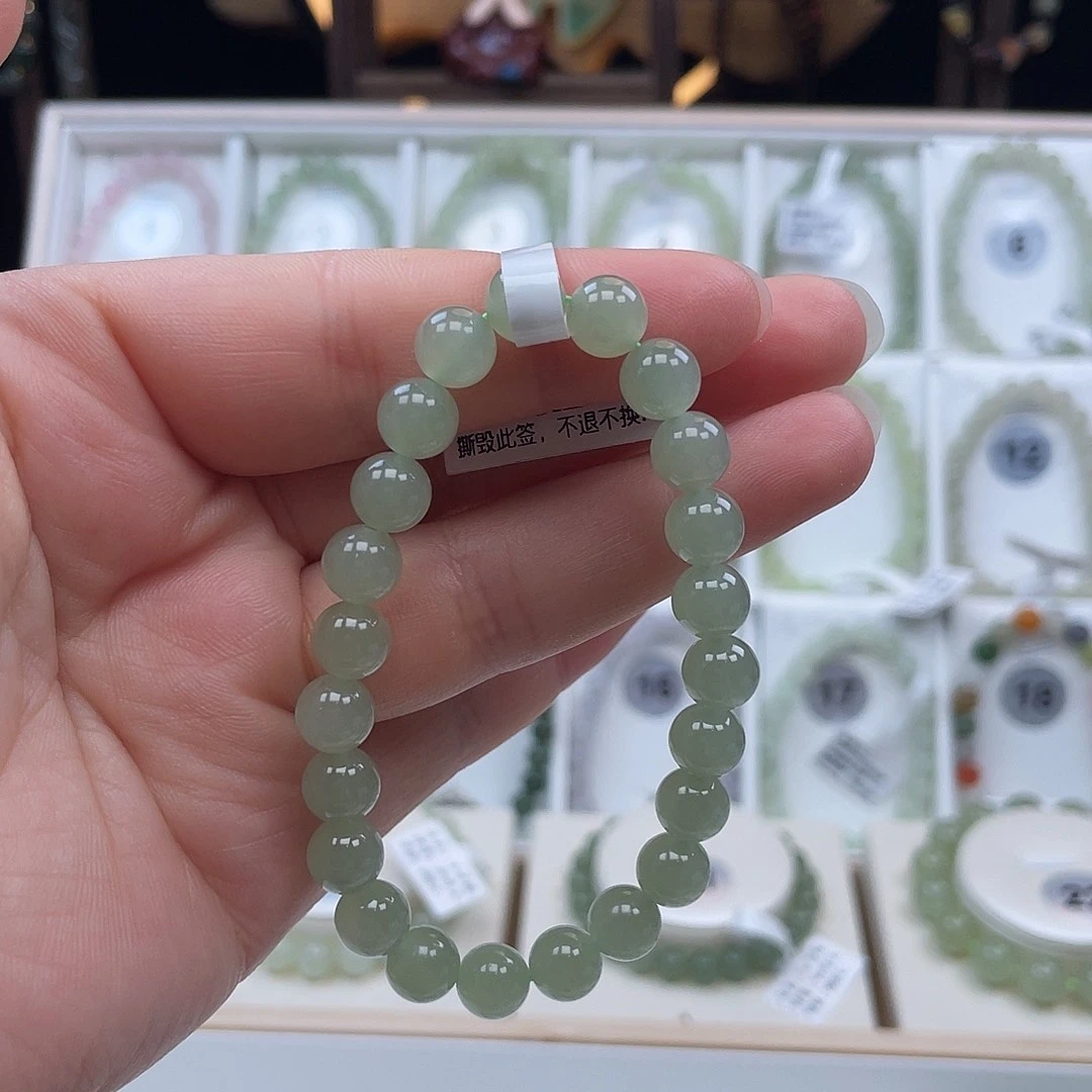 手串未镶嵌和田玉夜**静