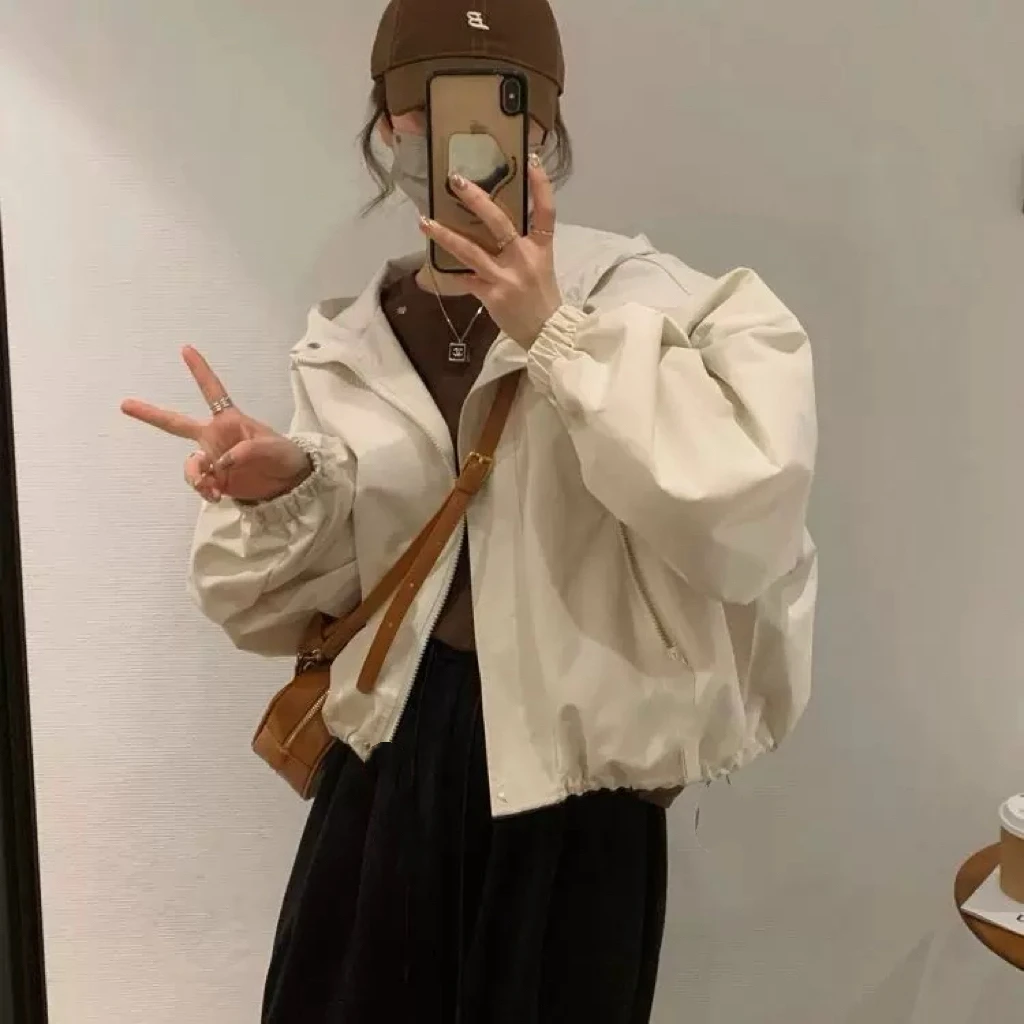 【小白姐姐】21秋款个性冲锋衣外套时尚款