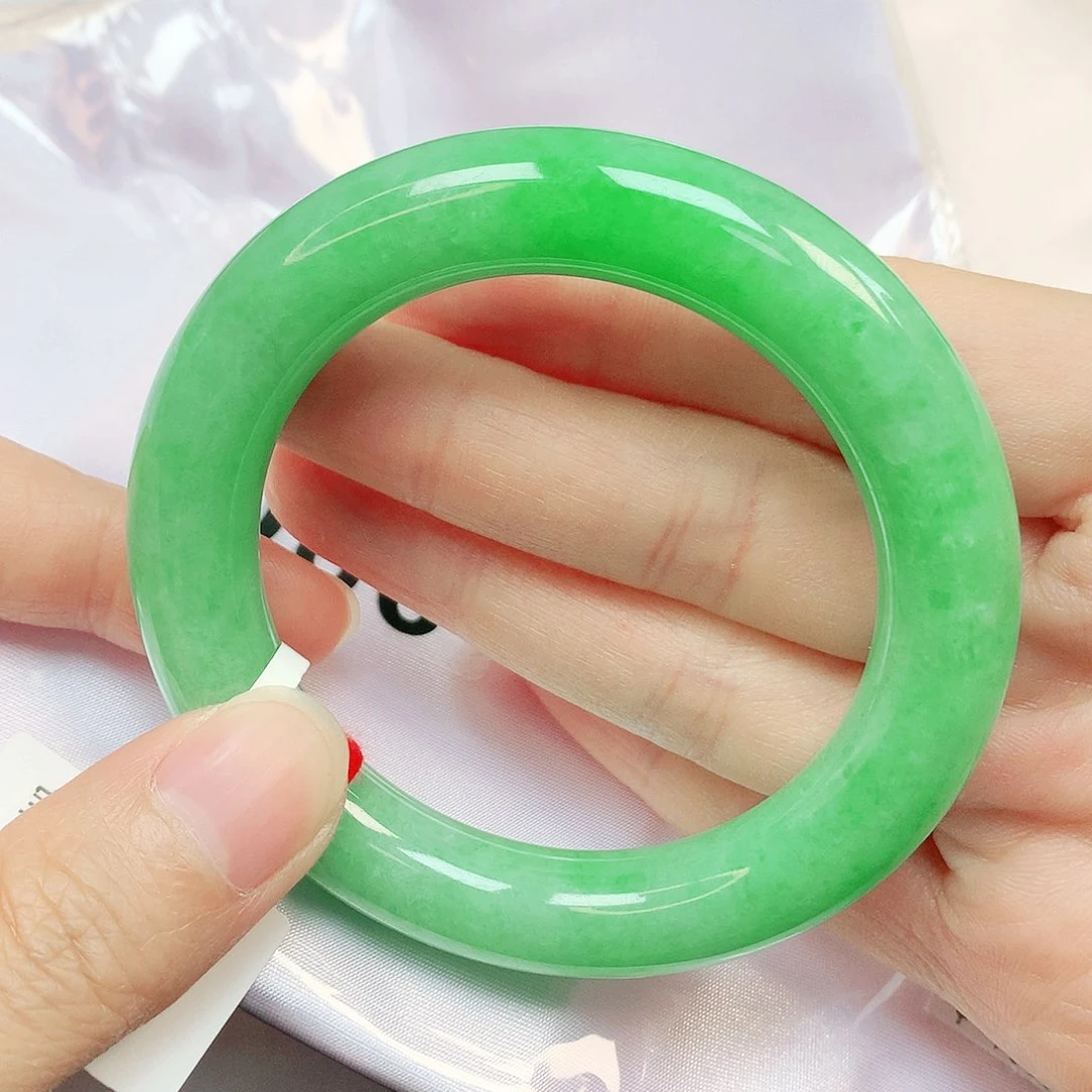 未镶嵌手镯翡翠抖音086