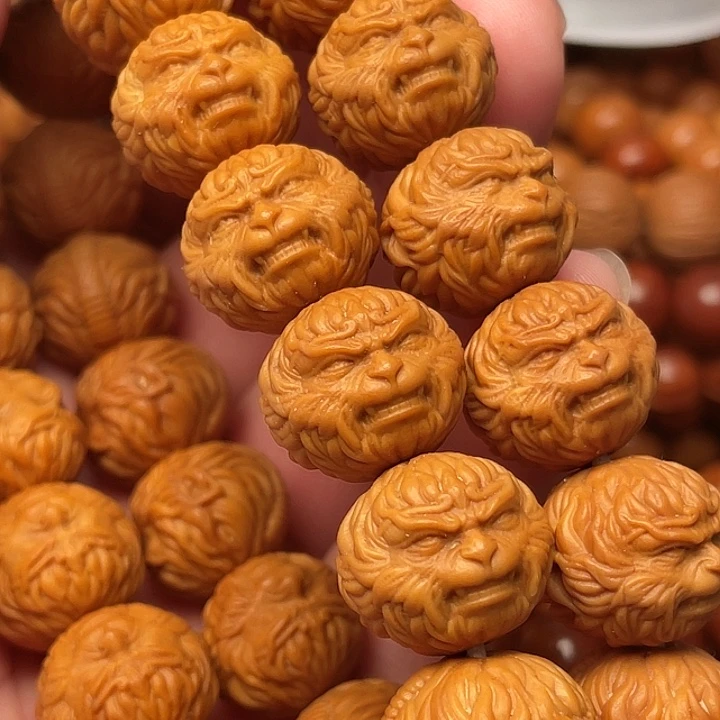 猴头核桃手串快**迪黑