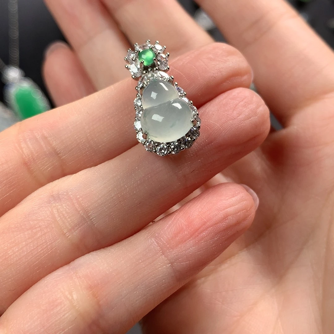 翡翠银S925镶嵌颈饰X****o1111111